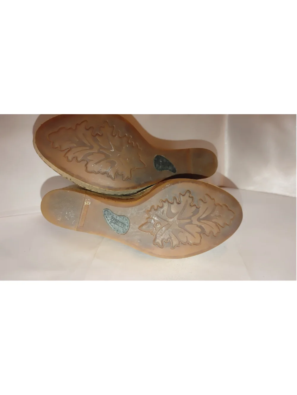Born Sapphire Cork Wedge Sandals Size 9M